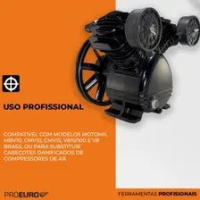 Cabeçote Compressor 10 Pcm Pés 140 Psi Libras Foto mini  3