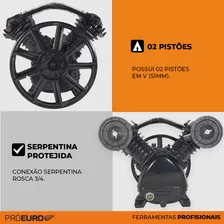 Cabeçote Compressor 10 Pcm Pés 140 Psi Libras Foto mini 4