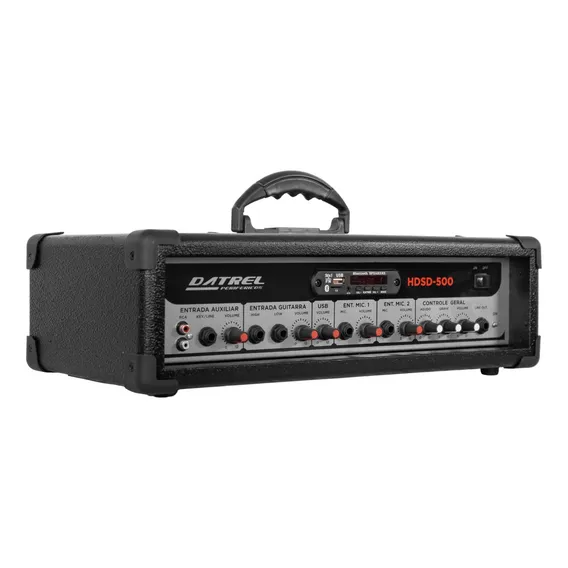 Cabeçote De Som Amplificador Som 250w Bluetooth Usb Datrel Cor Preto 110v/220v Foto 1