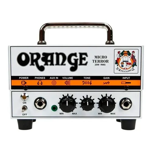 Cabeçote Orange Micro Terror Mt20 20w - Bivolt Cor Branco 110V/220V Foto 1