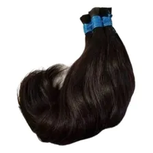 Cabelo 100% Humano 75/80cm 100gramas Levemente Ondulado Foto mini 4