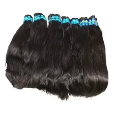 Cabelo 100% Humano 75/80cm 100gramas Levemente Ondulado Foto mini 1