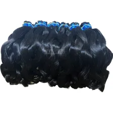Cabelo 55-60 Cm 50g Cor Castanho natural Foto mini  3