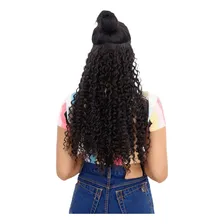 Cabelo Alongamento Aplique Tictac 100%orgânico 60cm Cacheado Cor Castanho Claro Cor 04 Foto mini 1