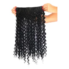 Cabelo Alongamento Aplique Tictac 100%orgânico 60cm Cacheado Cor Castanho Escuro Cor 02 Foto mini 2