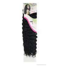 Cabelo Alongamento Aplique Tictac 100%orgânico 60cm Cacheado Cor Preto Cor 1 Foto mini 2
