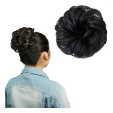 Cabelo Aplique Coque Grego Enrolado Fibra Japonesa Foto mini 2
