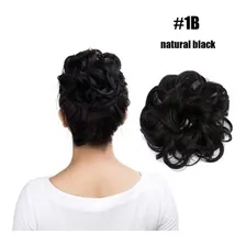 Cabelo Aplique Coque Grego Enrolado Fibra Japonesa Foto mini 1