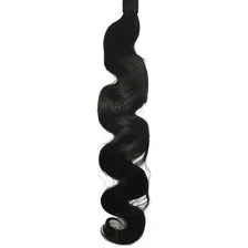 Cabelo Aplique Mega Hair Humano Ondulado 100 Gramas - 55 Cm Cor Castanho escuro Foto mini 3
