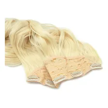 Cabelo Aplique Tic Tac 100% Orgânico 70cm Cor Loiro 613 Foto mini 3