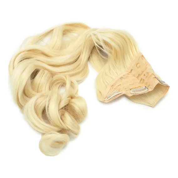 Cabelo Aplique Tic Tac 100% Orgânico 70cm Cor Loiro 613 Foto 1