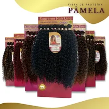 Cabelo Cacheado Bio Proteína Ser Mulher Modelo Pamela 75 Cm Cor 1 Preto Foto mini 2