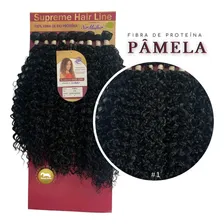 Cabelo Cacheado Bio Proteína Ser Mulher Modelo Pamela 75 Cm Cor 1 Preto Foto mini 4