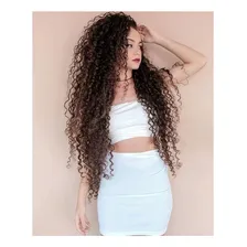 Cabelo Cacheado Bio Vegetal Orgânico Crochet Juliana 300g Cor Ombre Loiro Foto mini 3