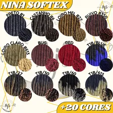 Cabelo Cacheado Nina Softex Crochet Braids Cachos Sintéticos Cor Ombre Mel T1b27 Foto mini  2