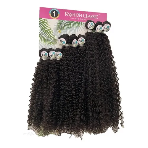Cabelo Cacheado Orgânico Iza Fashion Line 65cm 300gr Foto 1