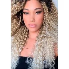 Cabelo Cacheado Orgânico Iza Fashion Line 65cm 300gr Foto mini 4