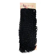 Cabelo Cacheado Semelhante Ao Humano Weng Sem Tela 300gr Cor Preto Cor 1 Foto mini  2