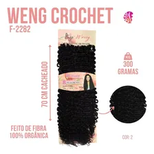 Cabelo Cacheado Semelhante Ao Humano Weng Sem Tela 300gr Cor Preto Cor 1 Foto mini 4