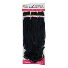 Cabelo Com Tranças Prontas - Yan Hair - 55cm Fibra Sintetica Cor Preto Cor 1 Foto mini 4