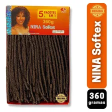 Cabelo Crochet Braid Nina Softex Pacotão 360 Gramas Cor 8 Castanho Claro Foto mini 1