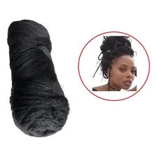 Cabelo Fio Panamá Preto P/ Tranças Ou Dreads - 4 Pacotes Foto  mini 1