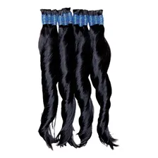 Cabelo Humano 100% Natural 55cm Castanho Escuro 100g Indiano Foto mini 3