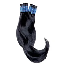Cabelo Humano 100% Natural 55cm Castanho Escuro 100g Indiano Foto mini 4
