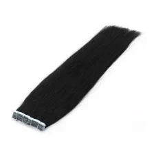 Cabelo Humano Aplique Fita Adesiva 60cm - 20 Peças Cor Castanho Medio Foto  mini 1