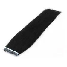 Cabelo Humano Aplique Fita Adesiva Cast 50cm -10peças Cor Castanho Medio Foto mini 2