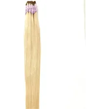 Cabelo Humano Aplique Para Mega-hair Loiro De 55cm Com 50grs Cor Loiro ClarÃssimo Foto mini 3