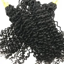 Cabelo Humano Cacheado 40 cm 50 gramas Castanho Foto mini 1