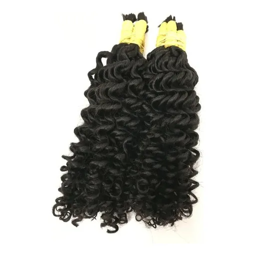 Cabelo Humano Cacheado A Vapor 50cm 300 Gr P/mega Hair Foto 1