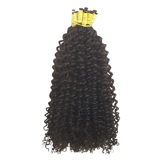 Cabelo Humano Cacheado A Vapor De Ótima Qualidade 65cm 100gr Cor Castanho Natural Foto 1