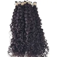 Cabelo Humano Cacheado A Vapor Mega 75cm 300 Gramas Cor Castanho Foto mini 4