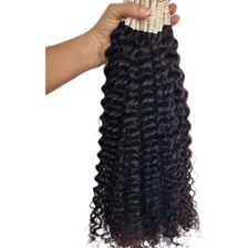 Cabelo Humano Cacheado A Vapor Mega 75cm 300 Gramas Cor Castanho Foto mini 3