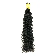 Cabelo Humano Cacheado A Vapor P/mega Hair 70 A 75cm 300 Gr Cor Castanho Foto mini 3