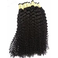 Cabelo Humano Cacheado Natural 50-55cm 200gramas Sem Quimica Cor Médio E Escuro Foto mini 1