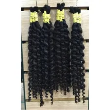 Cabelo Humano Cachos 45 Cm Cor Castanho 200 gr Foto mini 4