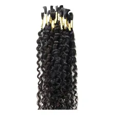 Cabelo Humano Cachos 45 Cm Cor Castanho 200 gr Foto  mini 1