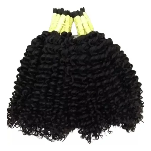Cabelo Humano Com Cachos Permanente A Vapor De 40 Cm 250 Gr Foto 1