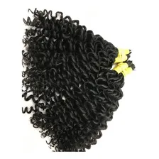 Cabelo Humano Com Cachos Permanente A Vapor De 60cm 50 Gr Foto mini 1