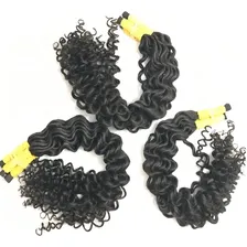 Cabelo Humano Com Cachos Permanente A Vapor De 60cm 50 Gr Foto mini 4