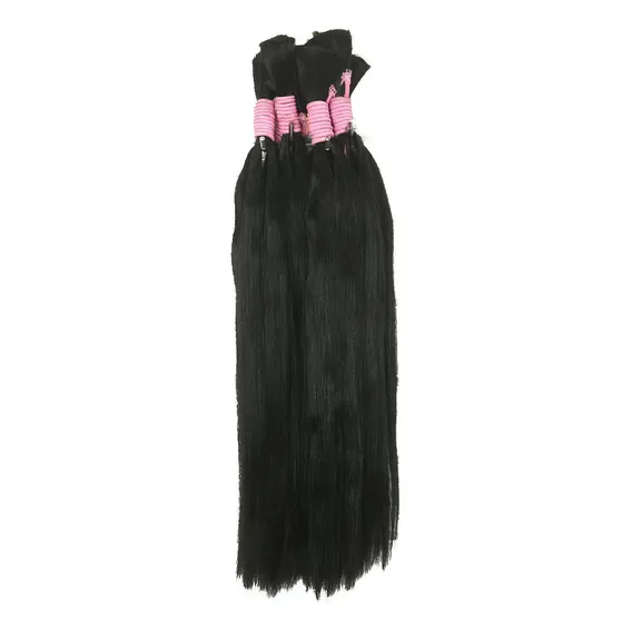 Cabelo Humano Indiano 50gr 55cm Castanho Foto 1