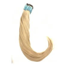 Cabelo Humano Indiano Loiro Claro Liso De 60cm/100 Gramas Foto mini 3