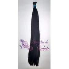 Cabelo Humano Liso Natural 70cm - 100 Gramas Imediato Cor Castanho Foto mini 4