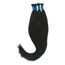 Cabelo Humano Liso Natural 70cm - 200 Gramas Imediato Cor Castanho Foto mini  3
