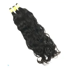 Cabelo Humano Liso Ondulado 60cm Castanho Com 250 Gramas. Foto mini 1