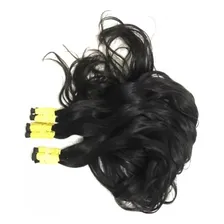 Cabelo Humano Liso Ondulado Virgem 50cm, 50gr Pontas Cheias Cor Castanho Foto mini  3