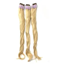 Cabelo Humano Loiro Claríssimo Indiano 50cm Com 150 Gramas. Foto mini  2